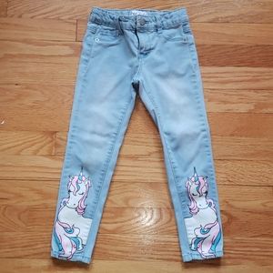 Freestyle light blue denim with Unicorns 4T